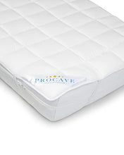 PROCAVE MICRO-COMFORT in diverse misure |made in Germany | Coprimaterasso in microfibra di poliestere | Soft Touch | Adatto anche per materassi a molle e ad acqua | 120x200 cm