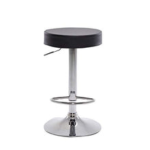 Set di 2 sgabelli rotondi da bar da cucina e bar, per colazione, colore: grigio