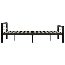 SKM Giroletto Nero e Bianco in Metallo 160x200 cm
