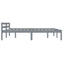 FAMIROSA Giroletto con 2 Cassetti Grigio in Massello di Pino 180x200 cm-0698
