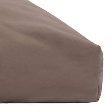 Festnight Cuscino per Seduta da Giardino Grigio Talpa 120x80x10cm Tessuto