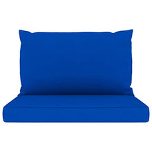 Buyounger Cuscini per Divano Pallet 2 pz Blu in Tessuto