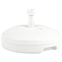 vidaXL Base Ombrellone Riempibile Sabbia/Acqua 20 L Marrone Plastica