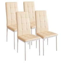 Albatros Sedia per Sala da Pranzo Rimini, Set di 4 sedie, Beige, SGS Testato