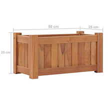 Letto Rialzato 50x25x25 cm in Legno Massello di Teak