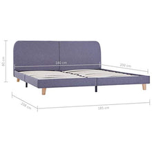 SKM Giroletto in Tessuto Grigio Chiaro 180x200 cm (28kg)