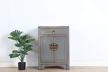 Yajutang cassettiera cinese orientale/asiatico stile grigio