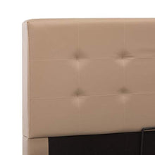 SKM Giroletto Idraulico Contenitore Cappuccino Similpelle 140x200cm