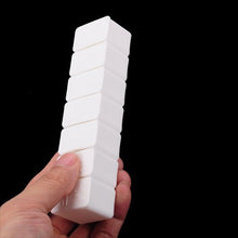 Scatola per pillole settimanali con sette partizioni, colore bianco