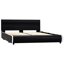SKM Giroletto Nero con LED in Similpelle 120x200 cm (44.55kg)