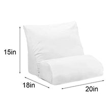 decaden Cuscini Memory,Cuscino Flip Cuscino Multifunzionale con Zeppa Memory Foam Memory Cuscino Inclinato per Schiena E Gambe