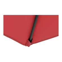 Uniprodo Ombrellone Decentrato Ombrello da Giardino Uni_Umbrella_2SQ250BO (Bordeaux, Rotondo, Ø 250 cm, Girevole)