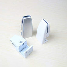 AURALLL 2Pcs / Set Partition Bracket ispessite Lunetta Fissa Clip divisore Morsetto Staffa Escursioni Partition Supporto dello Schermo di segretezza Morsetto divisore starnuto Gaurd