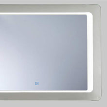 Beliani Specchio da Bagno a Parete Rettangolare con Illuminazione LED 60 x 80 cm Wassy