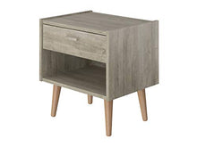 Amazon Basics - Comodino, 48 x 38 x 50 cm, colore marrone