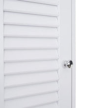 Mendler Arredo bagno serie HWC-F75 MDF bianco 30x32x196cm mobile alto