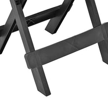 E E-NICES Tavolo da Giardino Pieghevole Antracite 45x43x50 cm in Plastica