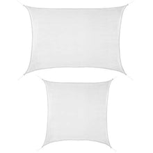 ALPIDEX Tenda Velo Sole 2m x 3m Cocco Vela Sole Ombreggiante HDPE Protezione Solare UV 90% Parasole Giardino Esterni