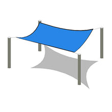 DANDAN Parasole Net 80% Crittografia Dell'ombra Ispessimento Ombrellone Serra Parasole Freddo Parasole Panno per Tetto Auto Blu 8 Pin (Size : 5 * 8m)