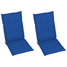 vidaXL Sedie da Giardino Reclinabili 2 pz con Cuscini Massello Acacia