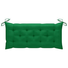 vidaXL Panca da Giardino con Cuscino 120 cm in Massello di Acacia