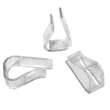 25 mollette da tavolo trasparenti, extra forti e resistenti