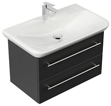 Mobile bagno con lavabo Geberit MyDay 80cm nero satinato