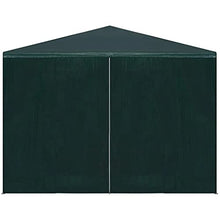 vidaXL Tenda per Feste 3x4 m Blu in Acciaio e PE Tendone da Giardino Gazebo