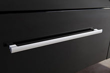Simba Srl Mobile Bagno CARDELLINO arredo Bagno arredobagno 150 cm Nero Laccato Mobile + lavandini + Specchio + 2 miscelatori Completo Moderno Il Piu Venduto
