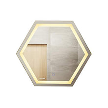 Bagno Specchio Parete Specchi, LED Illuminato Specchio Cosmetico Specchio per Il Trucco, di Differenti Temperature di Colore, con Defogger Dimmer E Touch Interruttore