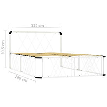 SKM Giroletto Bianco in Metallo 120x200 cm (23.1kg)