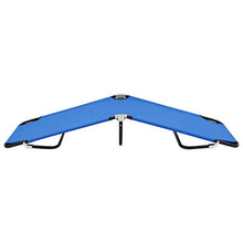 FAMIROSA Lettino Prendisole Pieghevole Blu in Acciaio-7754