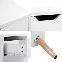 SUFUBAI Comodini Set di 2 Comodini Moderno Comodino con Cassetto Comodino con Gambe in Legno Solido per Camera da Letto Soggiorno