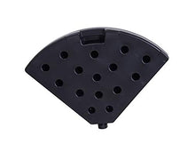 GARDENIA Set 4 Pezzi Base per Ombrellone Rotonda, Nero