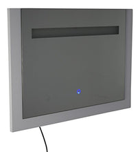 Set di mobili da bagno St. Moritz in bianco con specchio con illuminazione a LED, sensore touch soft-close, specchio e armadio Jet-Line