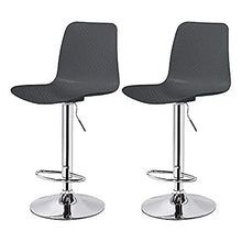 Pratiko Life B07007160 Sgabello Julie Regolabile, Nero, Set 2 pezzi