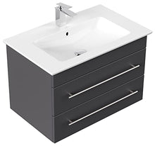 Mobile bagno con lavabo Villeroy & Boch Venticello 80cm antracite satinato