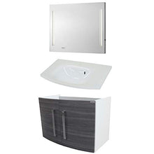 Set di mobili da bagno FACKELMANN Lugano Mobiletto da Bagno/lavabo/specchio