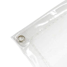 XHCP Telo di Tela Cerata Telo di plastica Trasparente con Occhielli Copertura per Piscina Impermeabile Pianta Protettiva, Trasparente, Multi Dimensioni, Personalizzabile (Dimensioni: 1,4x1,9 m)