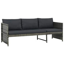 vidaXL Divani Set da Giardino 9pz in Polyrattan Grigio Canapè Sofa da Giardino - Arredi Casa