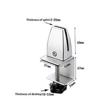 XINX Privacy Screen Pinza Divisore Starnuto Gaurd Acrilico Clip dello Schermo Holder Divisore Escursioni Partizione Staffa di Supporto Desk Partition Support,Bianca