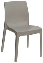 Sedia Rome grigio perla resistente per interni ed esterni (conf. 6 pz)