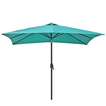 Ombrellone da giardino celeste diametro 2 m