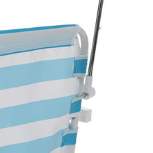 Sedia azzurra con ombrellino parasole per bambini Azzurra