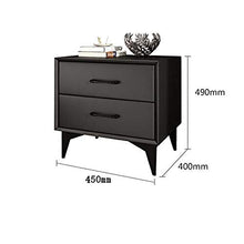 SLL- Comodini Moderna a Base di Legno Pannello Laterale Comodino con Forte Portata for Camera da Letto, Studio, ECC
