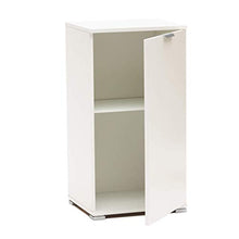Armadietto mobiletto assemblato per bagno camera da letto (Bianco, cm 45 x 38 x 85 h)