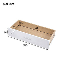 Cassettiera a 4 cassetti, verticale con maniglie e guide in metallo, cassetti per armadio, armadio, per camera da letto, corridoio, ingresso