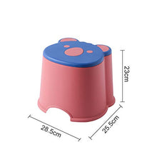 STKASE® Sgabello Antiscivolo Progettato Appositamente per I Bambini, con 2 Scalini, Sgabello da Pediera per Bambini, Sedile per Addestramento per WC, Sgabello per Bambini in Bagno,Rosa