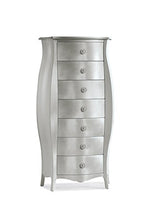 Castagnetti 1928 B.O.A. Cassettiera, Legno, Argento, 74 x 37 x 142