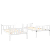 L.W.S Mobili per Camera da Letto Bed Bedroome Bedroome Twin Over Twin Bunk Bed Letto Matrimoniale in Legno con Scala